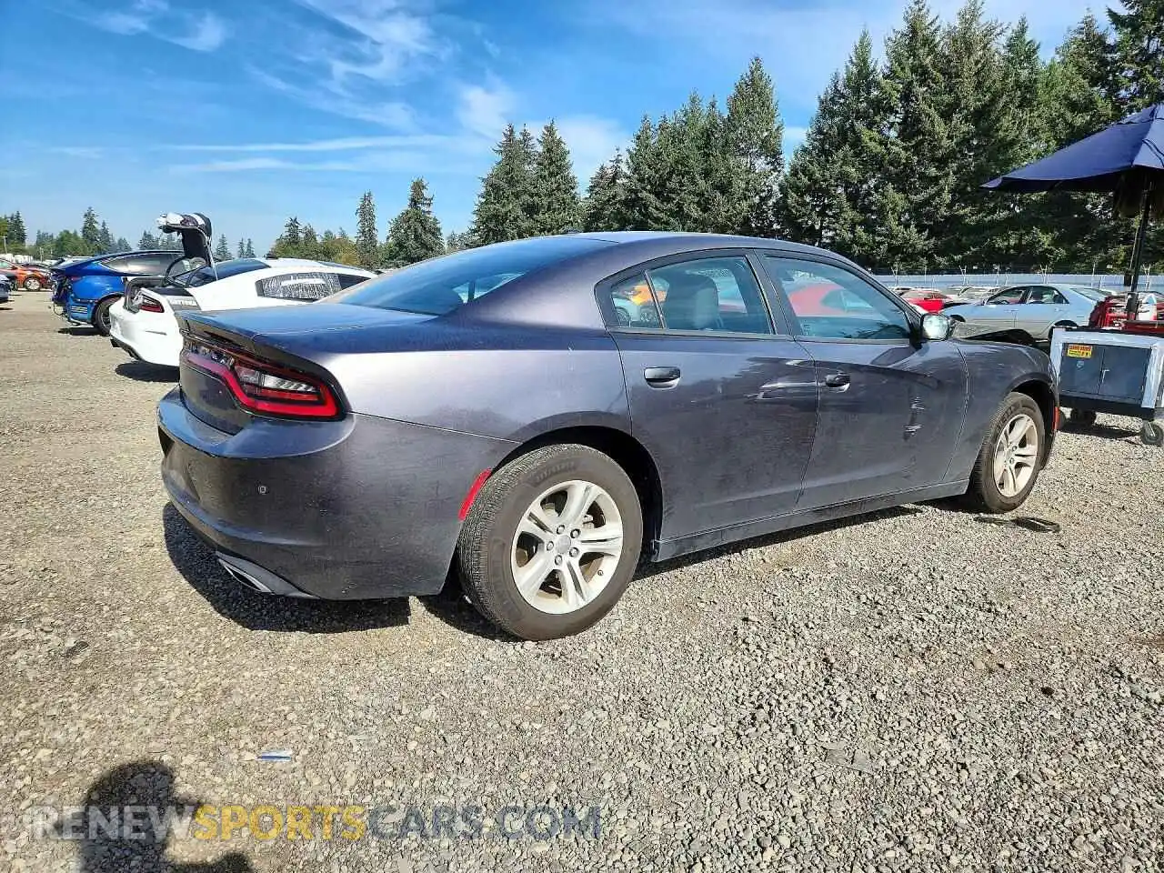 3 Photograph of a damaged car 2C3CDXBG2NH250416 DODGE CHARGER 2022