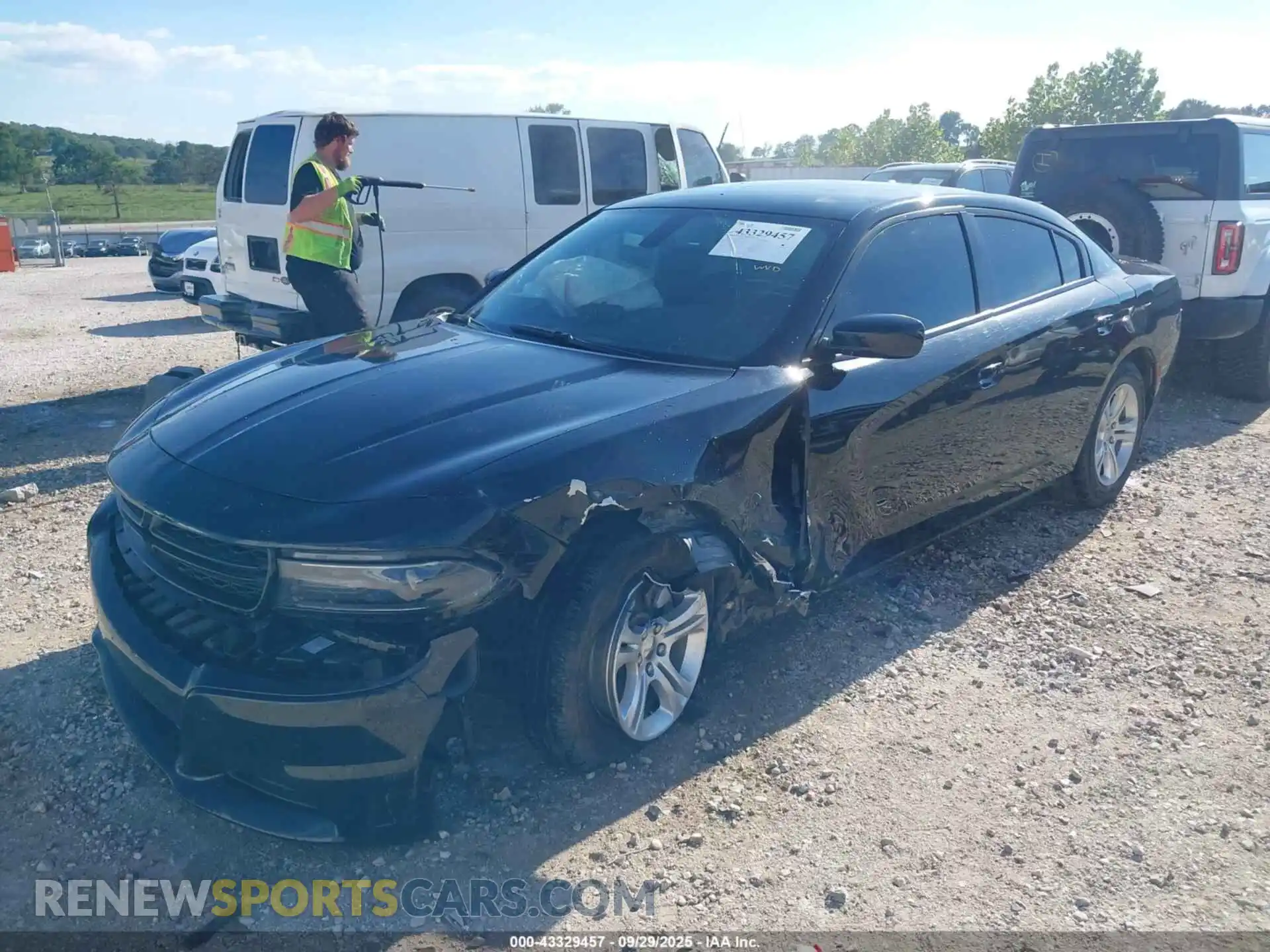 2 Photograph of a damaged car 2C3CDXBG3NH143147 DODGE CHARGER 2022