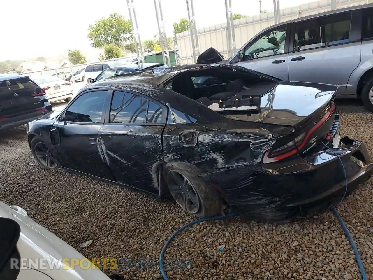 2 Photograph of a damaged car 2C3CDXBG3NH160952 DODGE CHARGER 2022