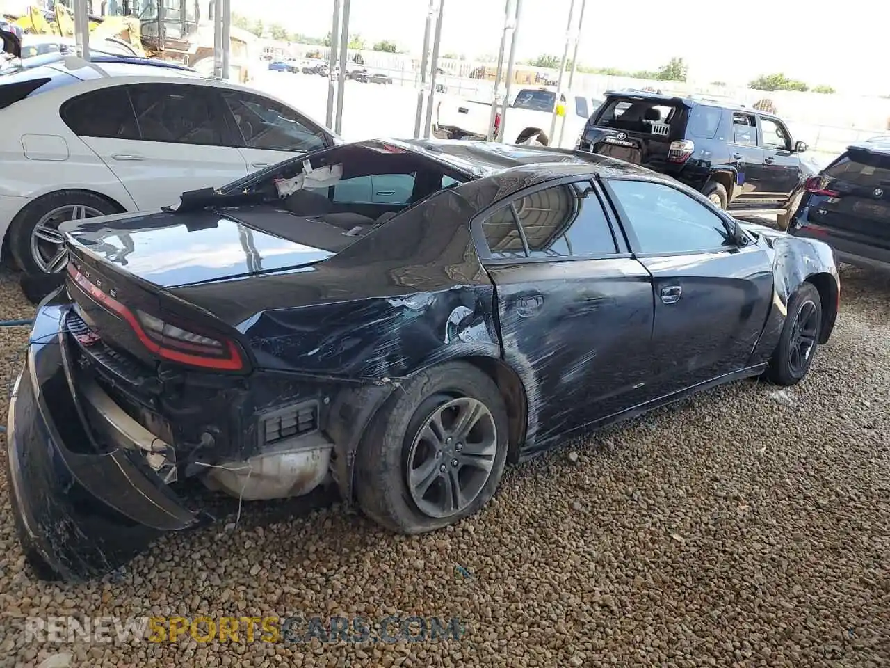 3 Photograph of a damaged car 2C3CDXBG3NH160952 DODGE CHARGER 2022