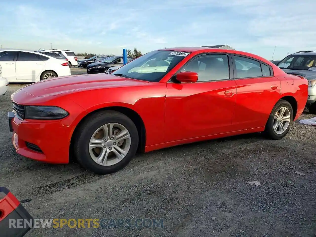 1 Photograph of a damaged car 2C3CDXBG3NH161003 DODGE CHARGER 2022