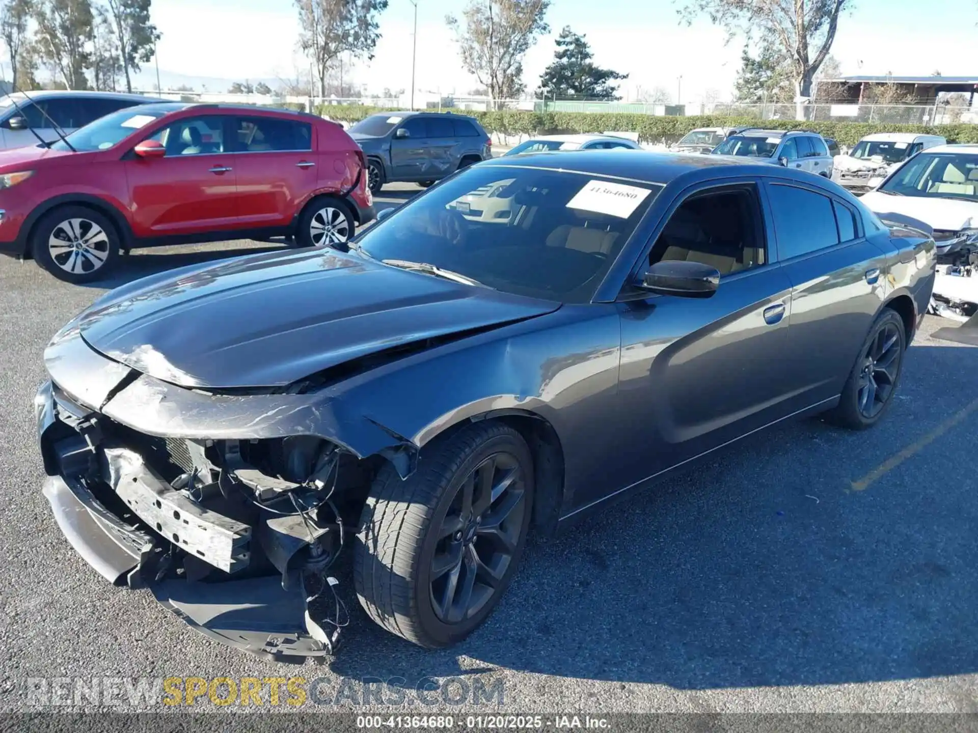 2 Фотография поврежденного автомобиля 2C3CDXBG3NH186340 DODGE CHARGER 2022