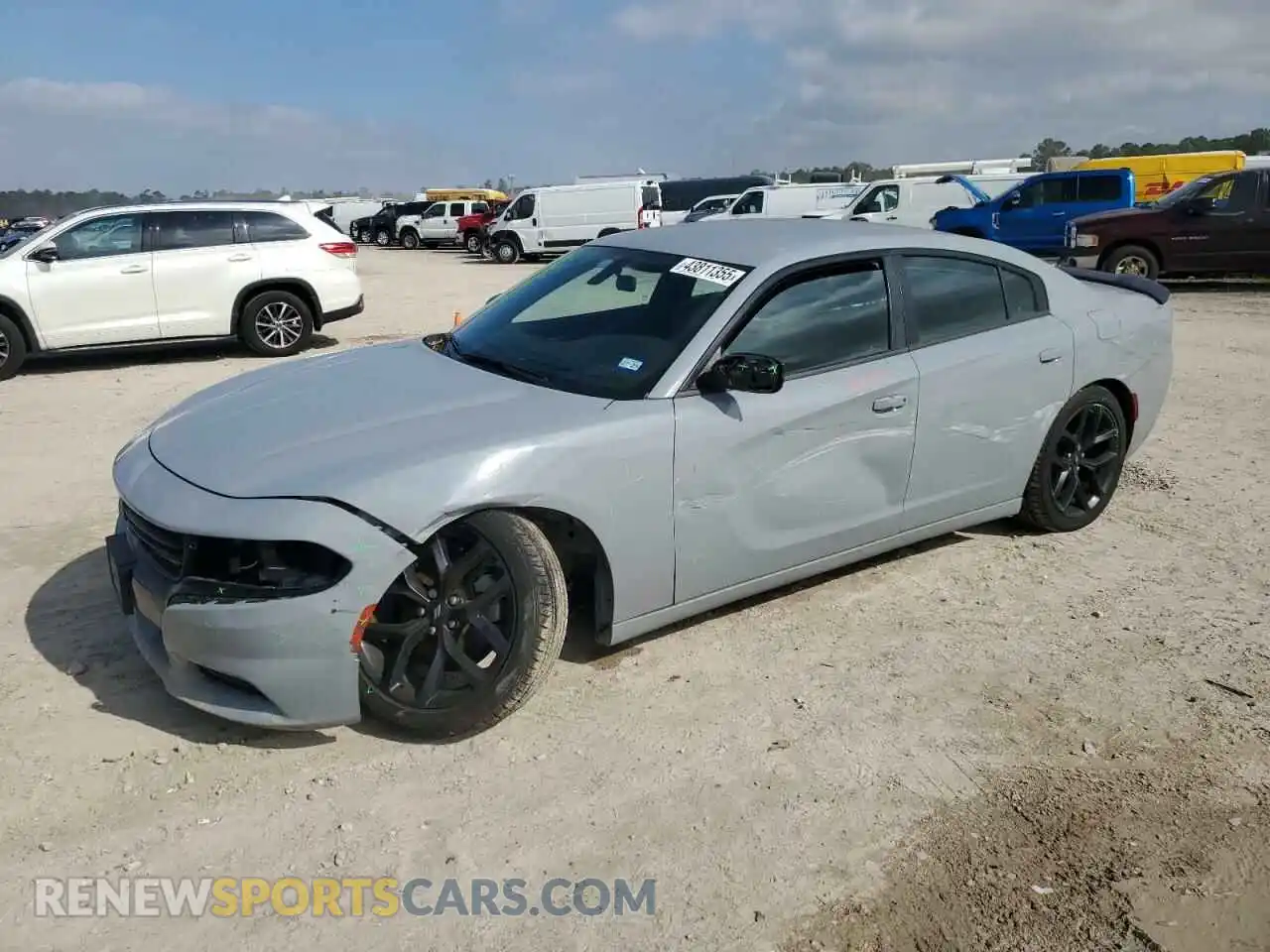 1 Photograph of a damaged car 2C3CDXBG3NH189593 DODGE CHARGER 2022