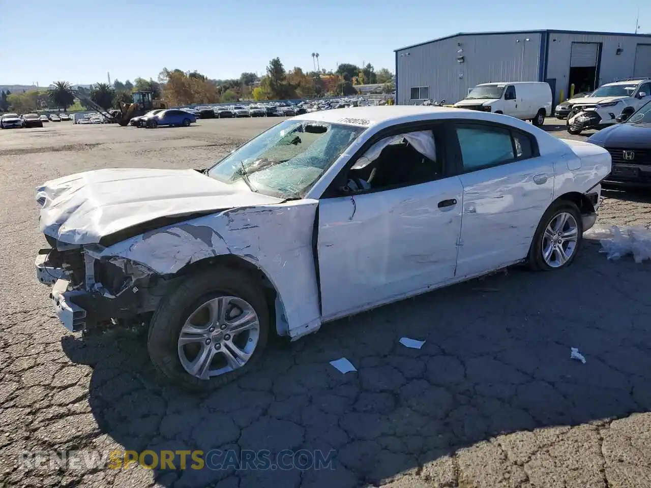 1 fotografías del automóvil dañado 2C3CDXBG3NH227470 DODGE CHARGER 2022