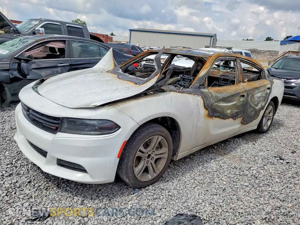 1 fotografías del automóvil dañado 2C3CDXBG3NH234676 DODGE CHARGER 2022