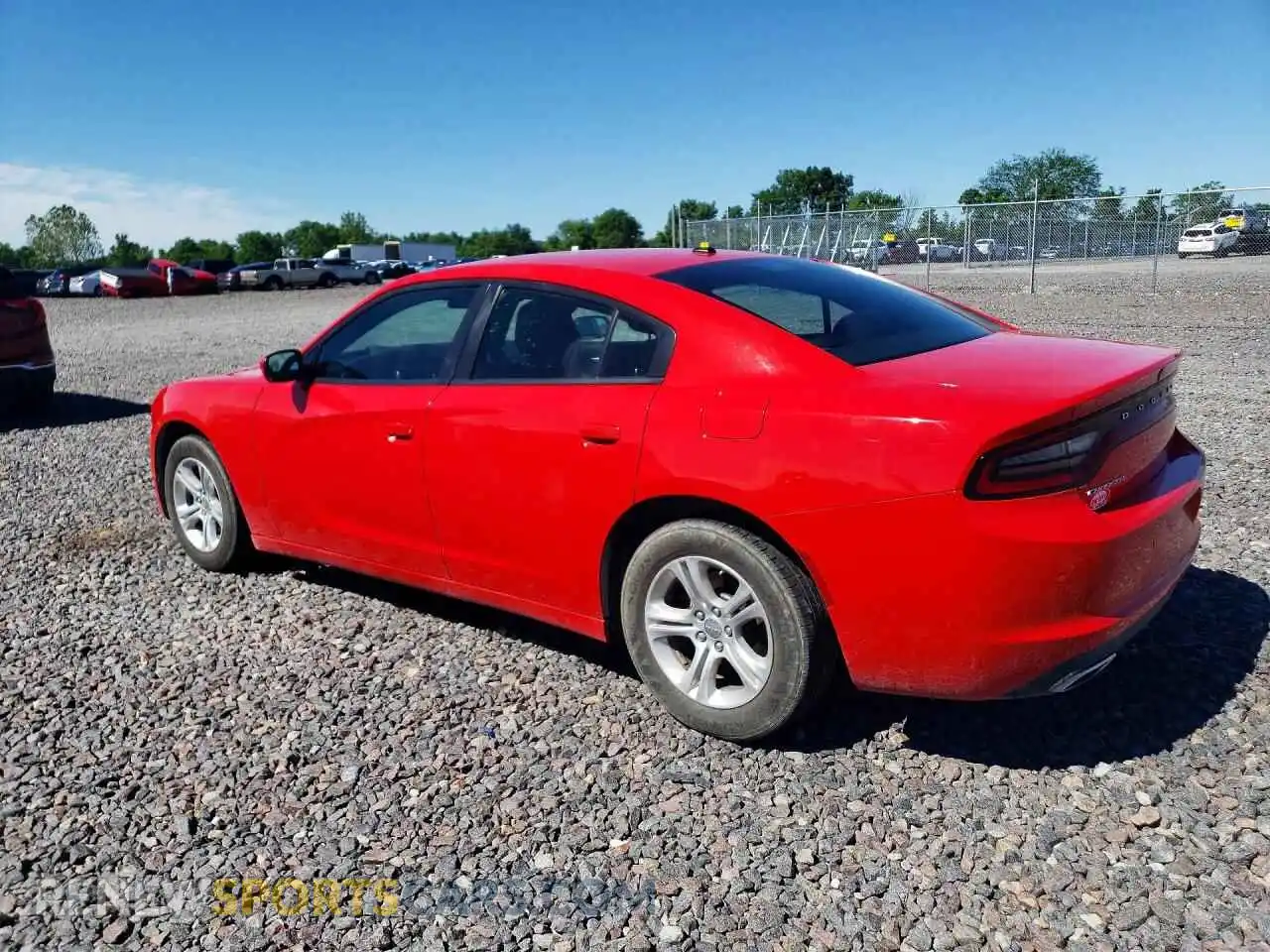 2 fotografías del automóvil dañado 2C3CDXBG3NH258900 DODGE CHARGER 2022