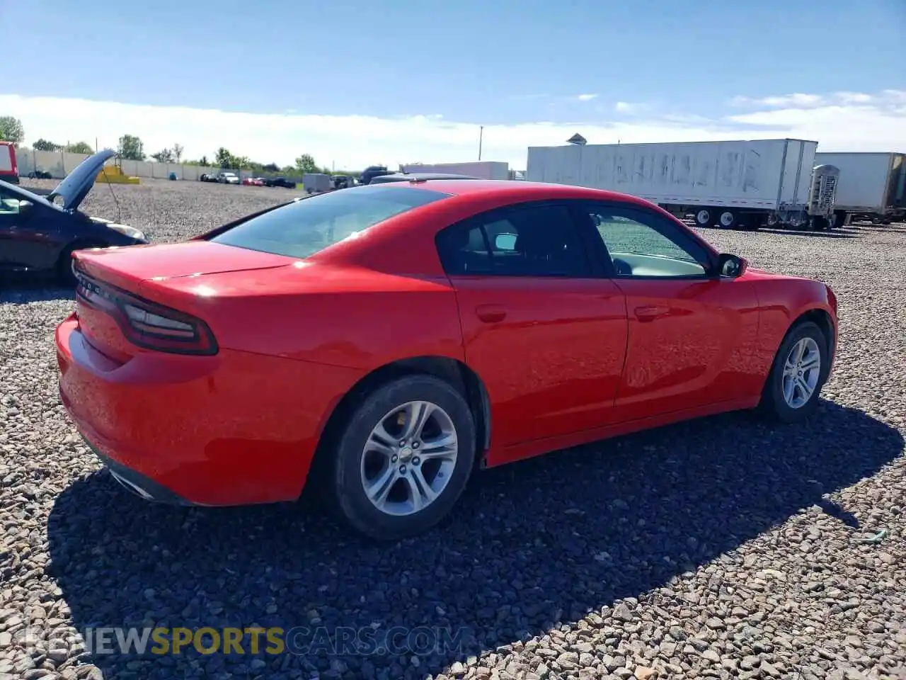 3 fotografías del automóvil dañado 2C3CDXBG3NH258900 DODGE CHARGER 2022