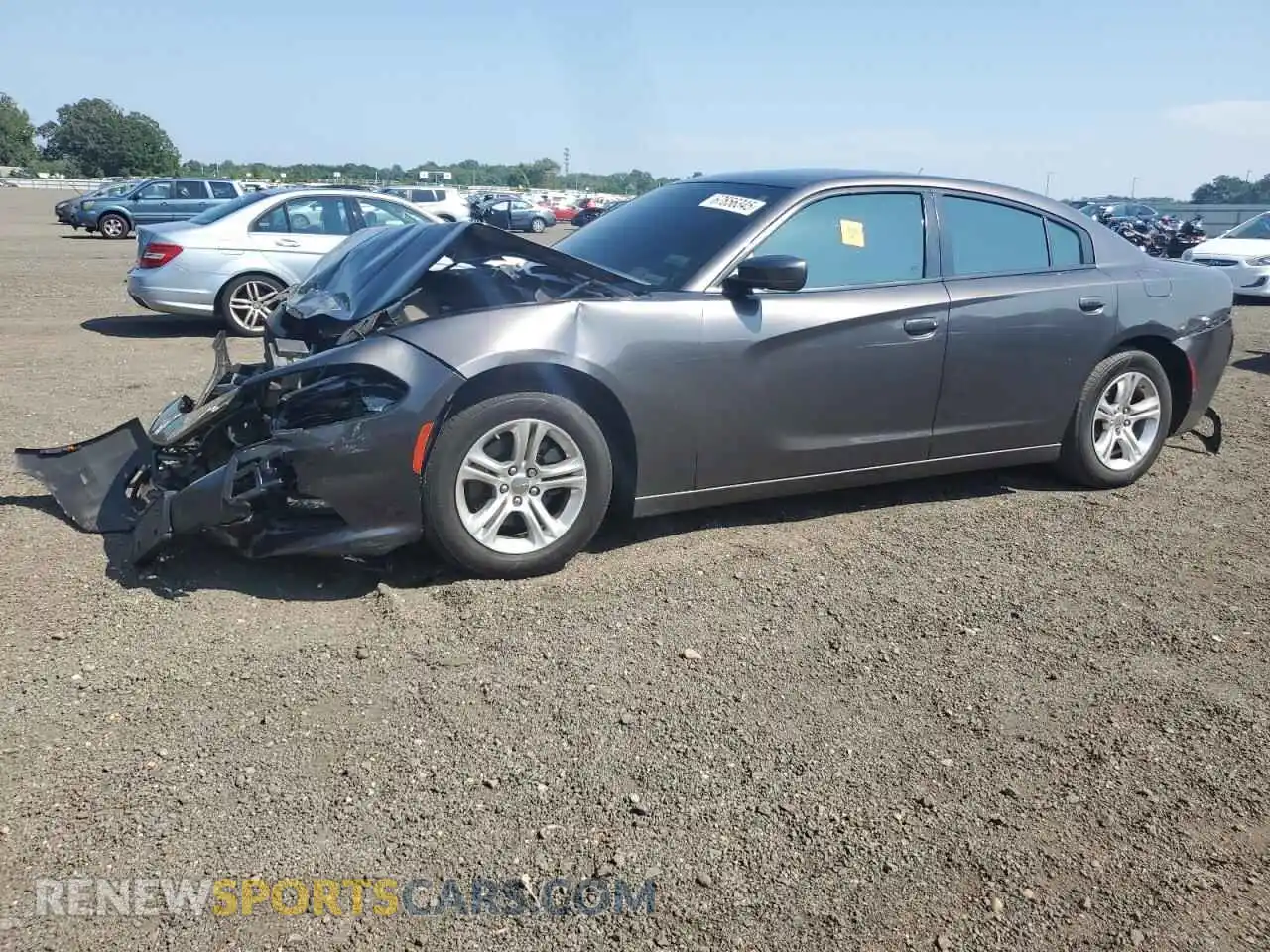 1 Photograph of a damaged car 2C3CDXBG4NH114577 DODGE CHARGER 2022