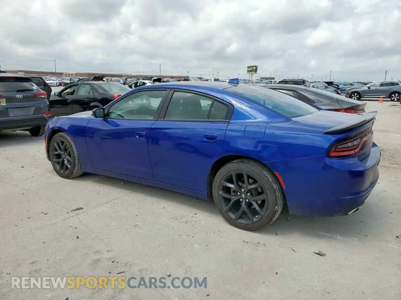 2 Photograph of a damaged car 2C3CDXBG4NH120282 DODGE CHARGER 2022