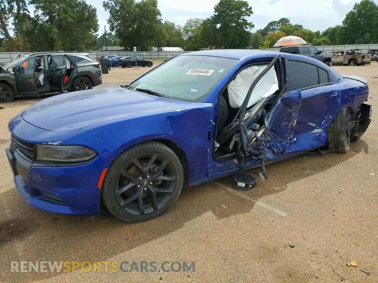 1 fotografías del automóvil dañado 2C3CDXBG4NH138863 DODGE CHARGER 2022
