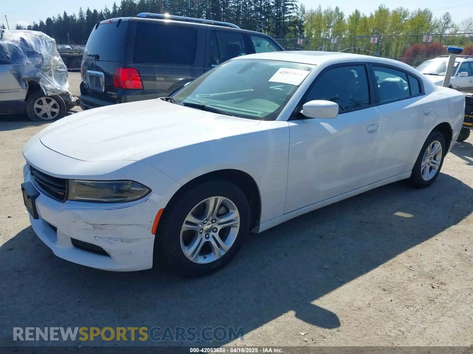 2 Photograph of a damaged car 2C3CDXBG4NH197301 DODGE CHARGER 2022