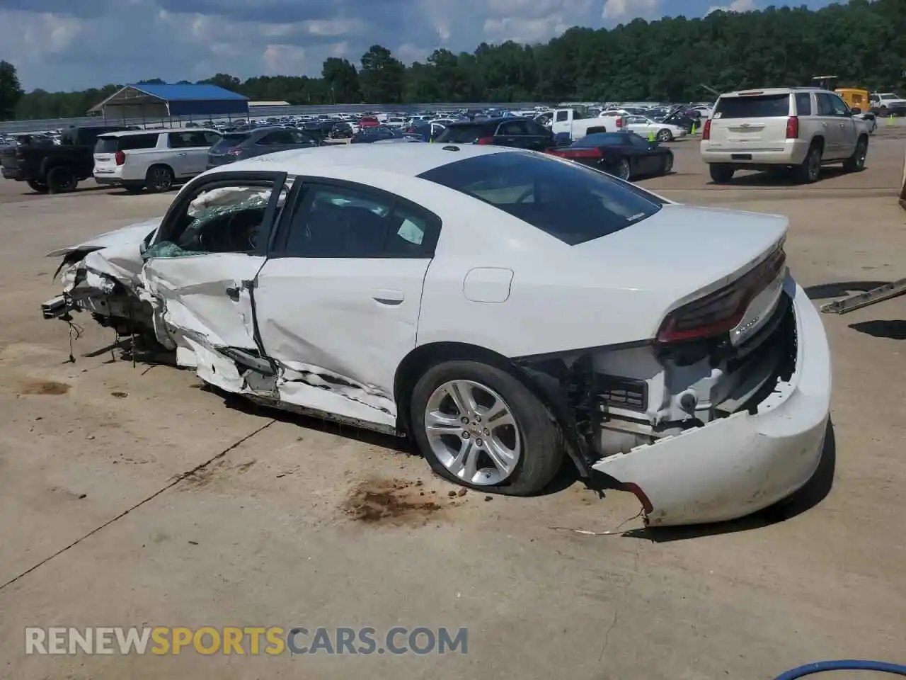 2 Photograph of a damaged car 2C3CDXBG4NH207907 DODGE CHARGER 2022
