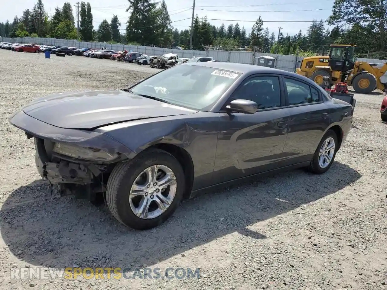 1 Photograph of a damaged car 2C3CDXBG4NH258596 DODGE CHARGER 2022
