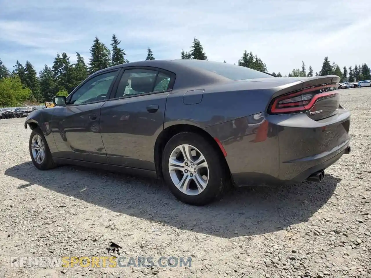 2 Photograph of a damaged car 2C3CDXBG4NH258596 DODGE CHARGER 2022