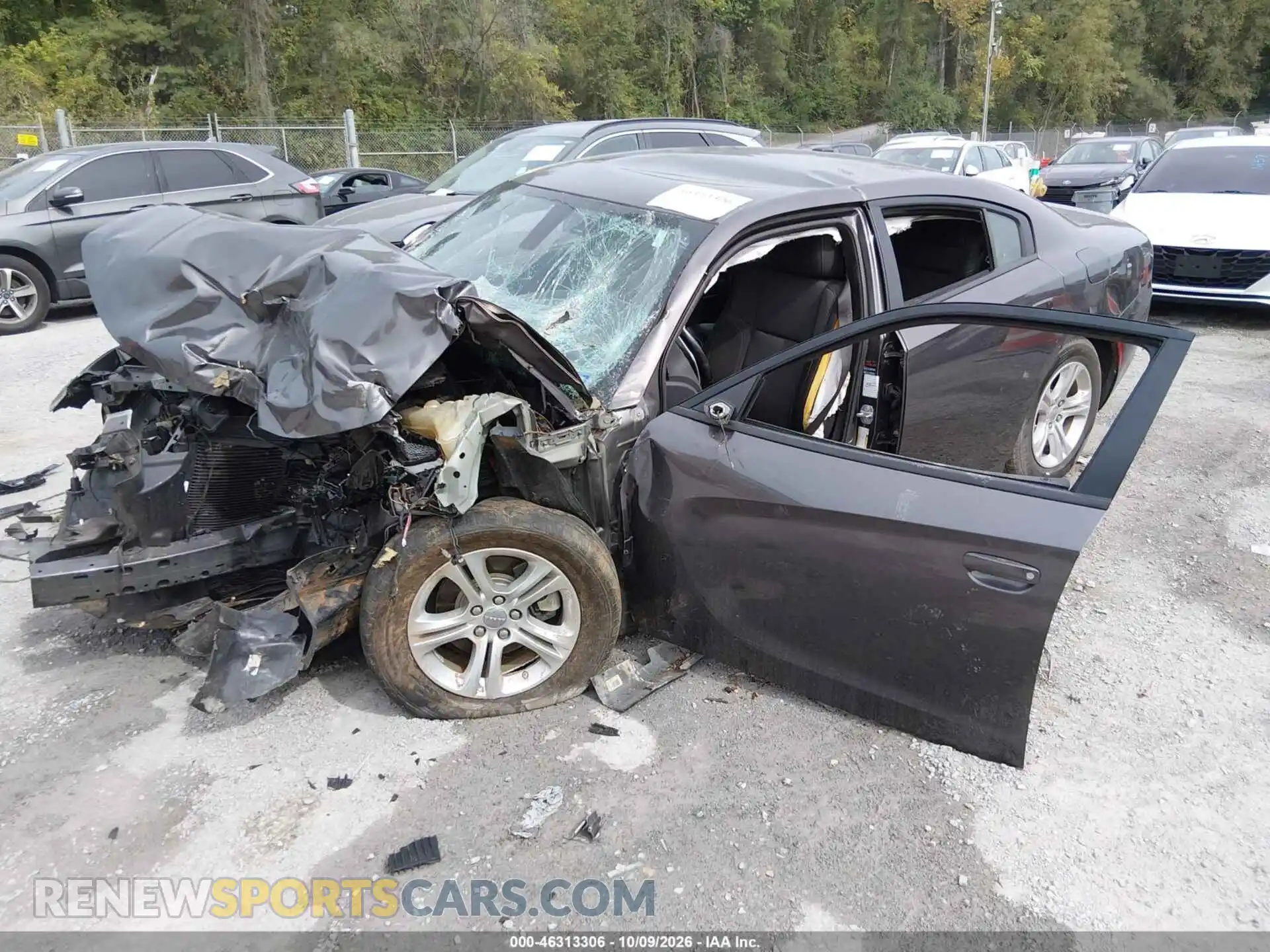 2 Photograph of a damaged car 2C3CDXBG5NH106035 DODGE CHARGER 2022