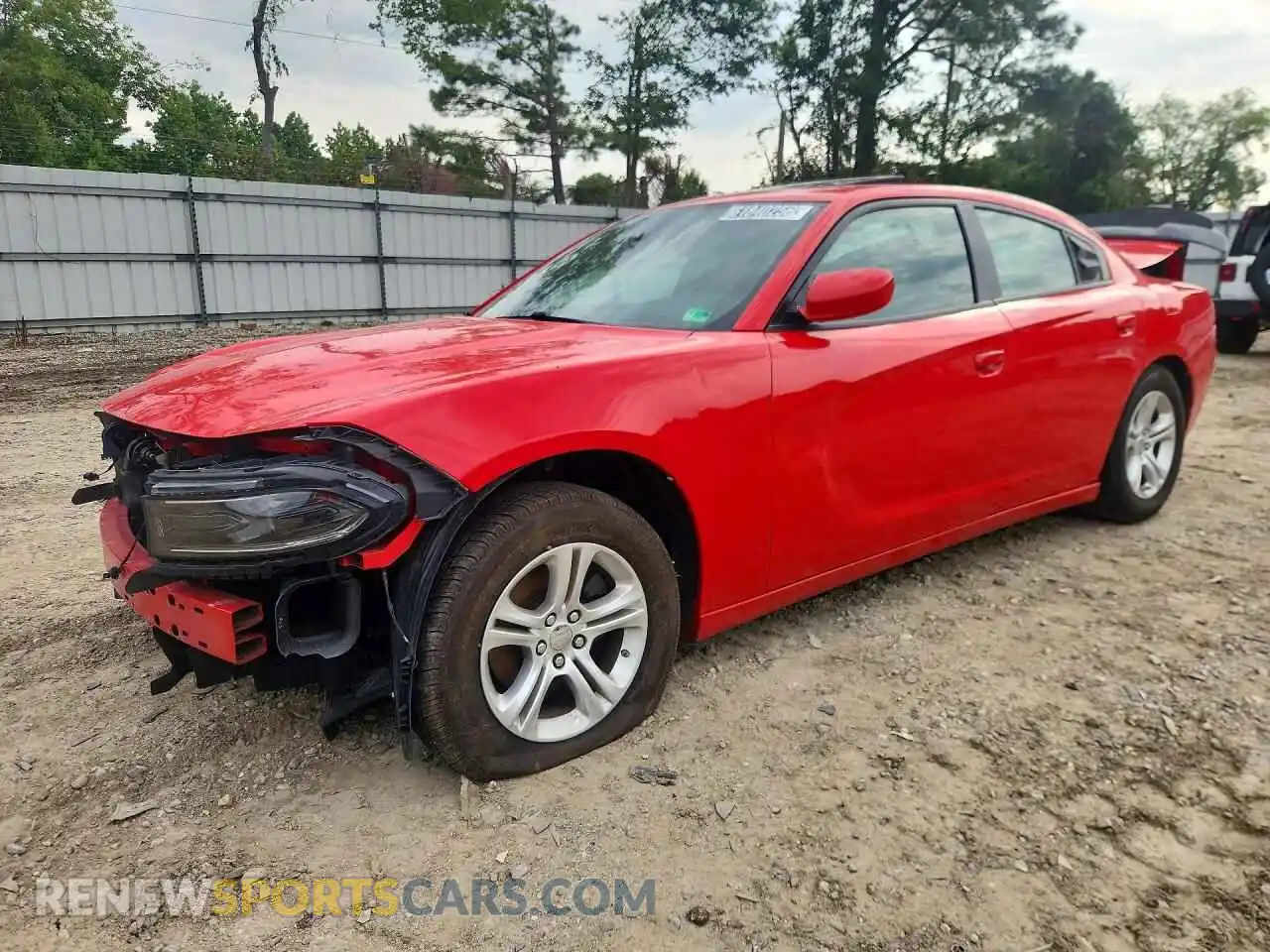 1 Photograph of a damaged car 2C3CDXBG5NH129301 DODGE CHARGER 2022
