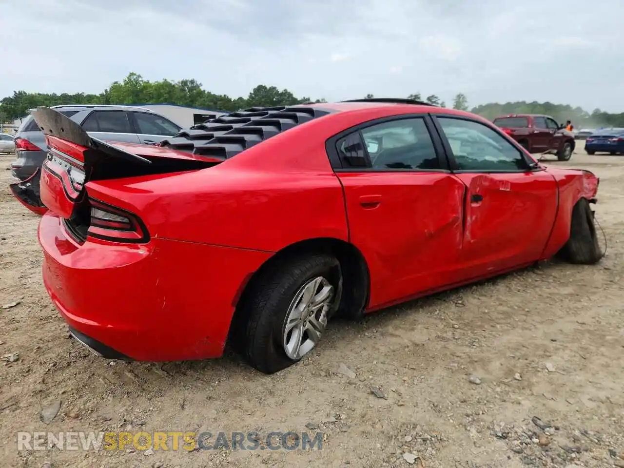 3 Photograph of a damaged car 2C3CDXBG5NH129301 DODGE CHARGER 2022