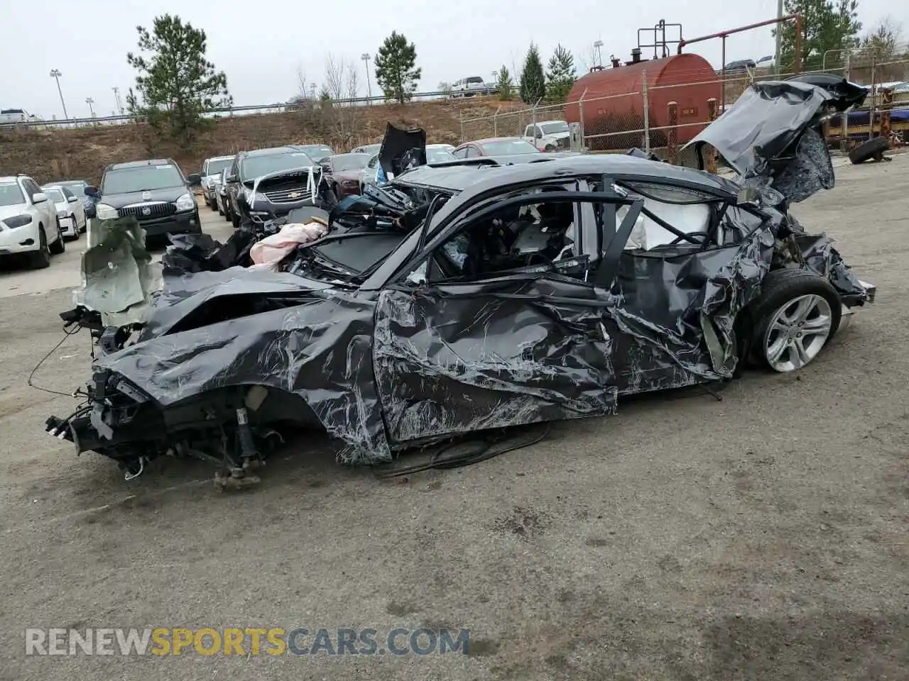 1 Photograph of a damaged car 2C3CDXBG5NH188977 DODGE CHARGER 2022