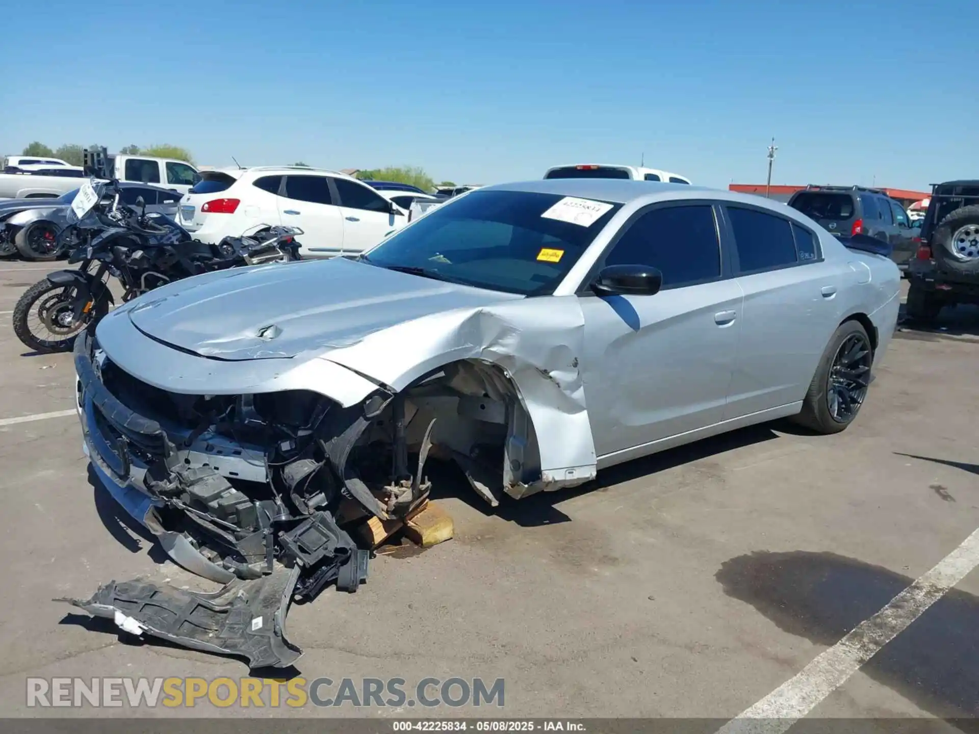 2 Photograph of a damaged car 2C3CDXBG5NH219709 DODGE CHARGER 2022
