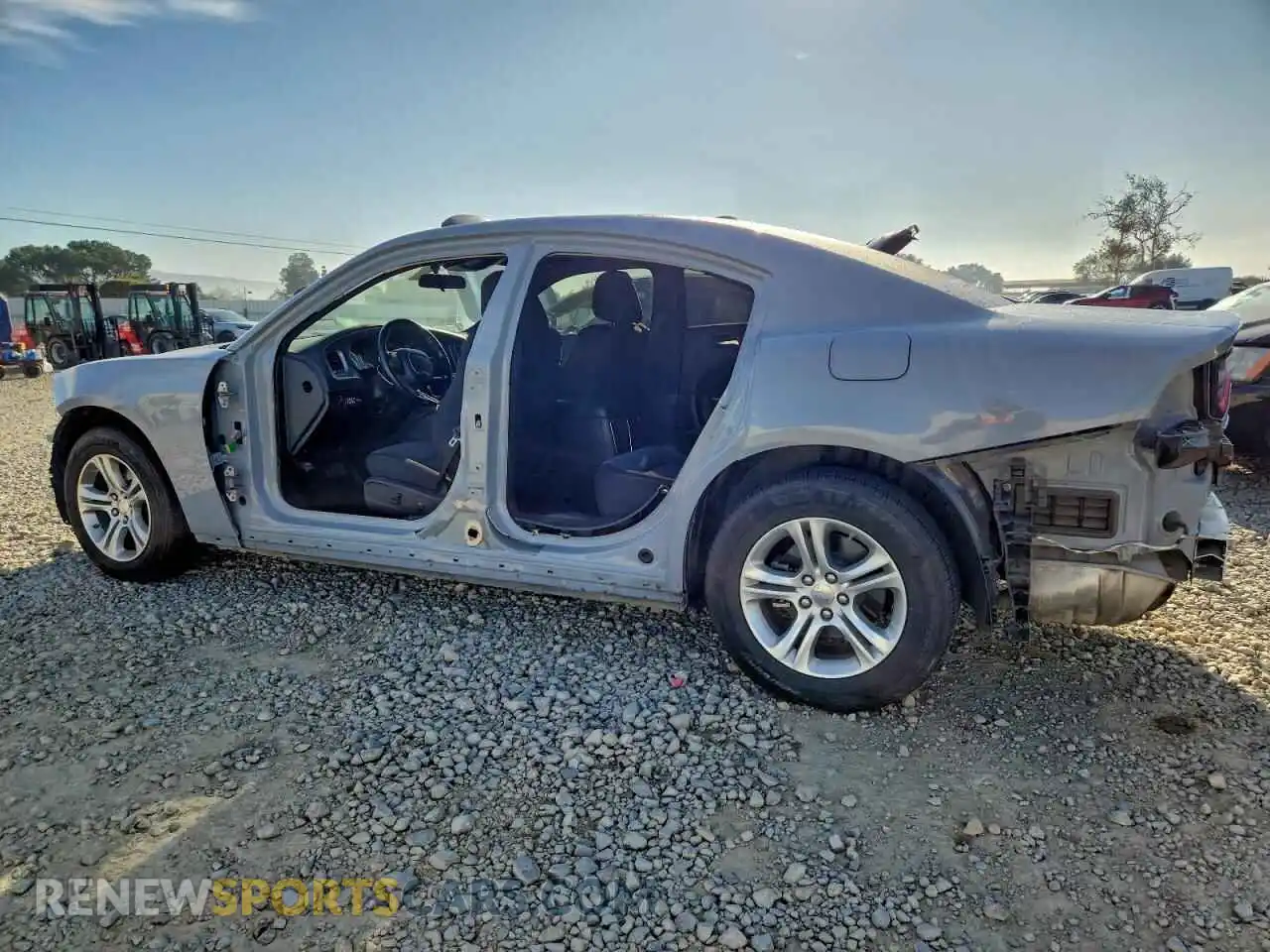 2 fotografías del automóvil dañado 2C3CDXBG5NH219936 DODGE CHARGER 2022