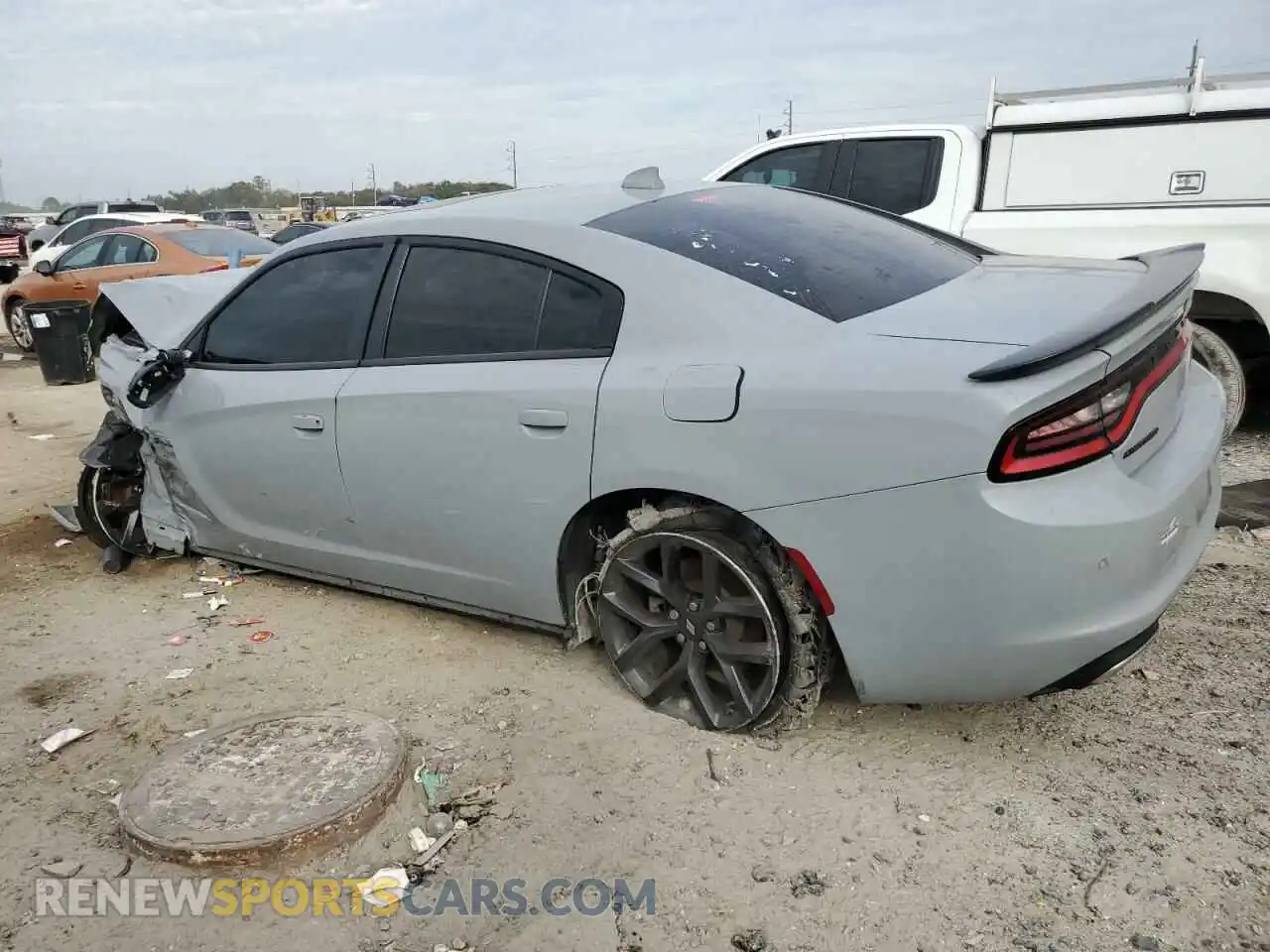 2 Photograph of a damaged car 2C3CDXBG5NH231276 DODGE CHARGER 2022