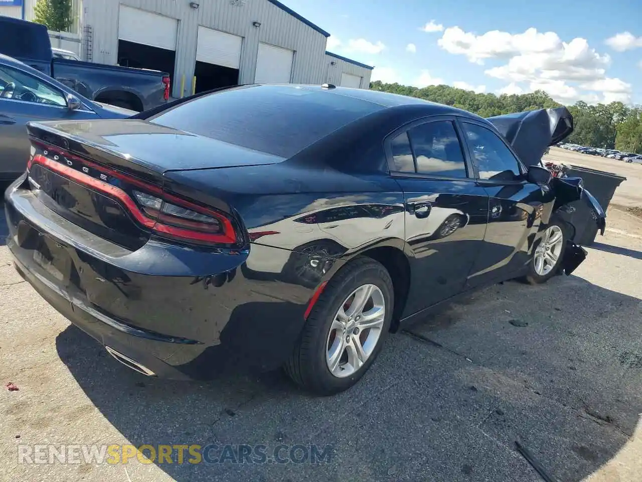 3 Photograph of a damaged car 2C3CDXBG6NH110868 DODGE CHARGER 2022