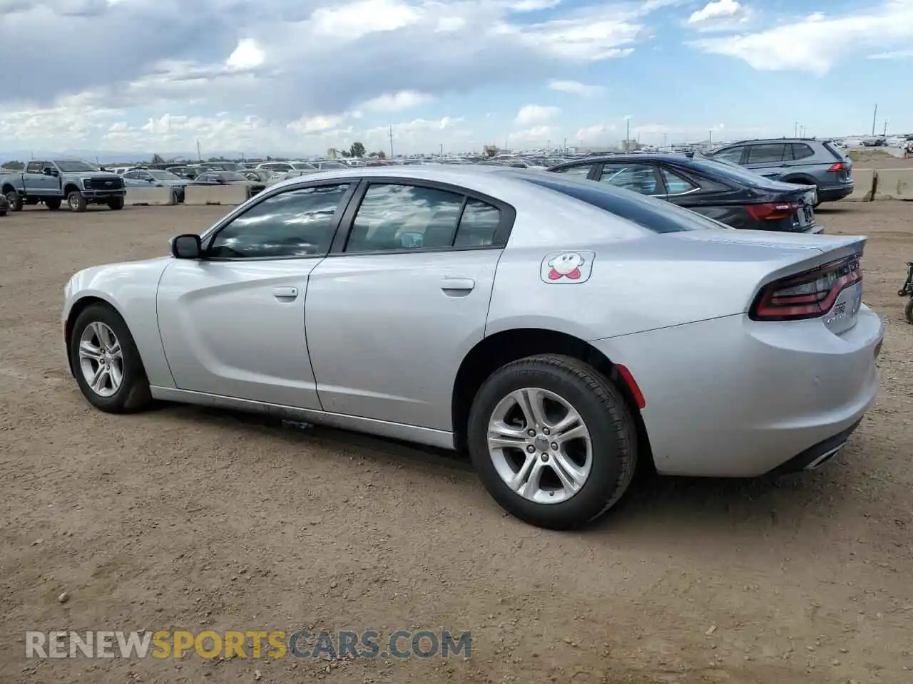 2 Photograph of a damaged car 2C3CDXBG6NH161190 DODGE CHARGER 2022