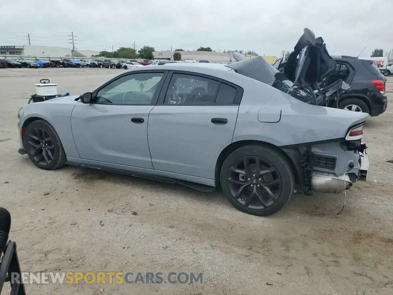 2 Photograph of a damaged car 2C3CDXBG6NH176997 DODGE CHARGER 2022