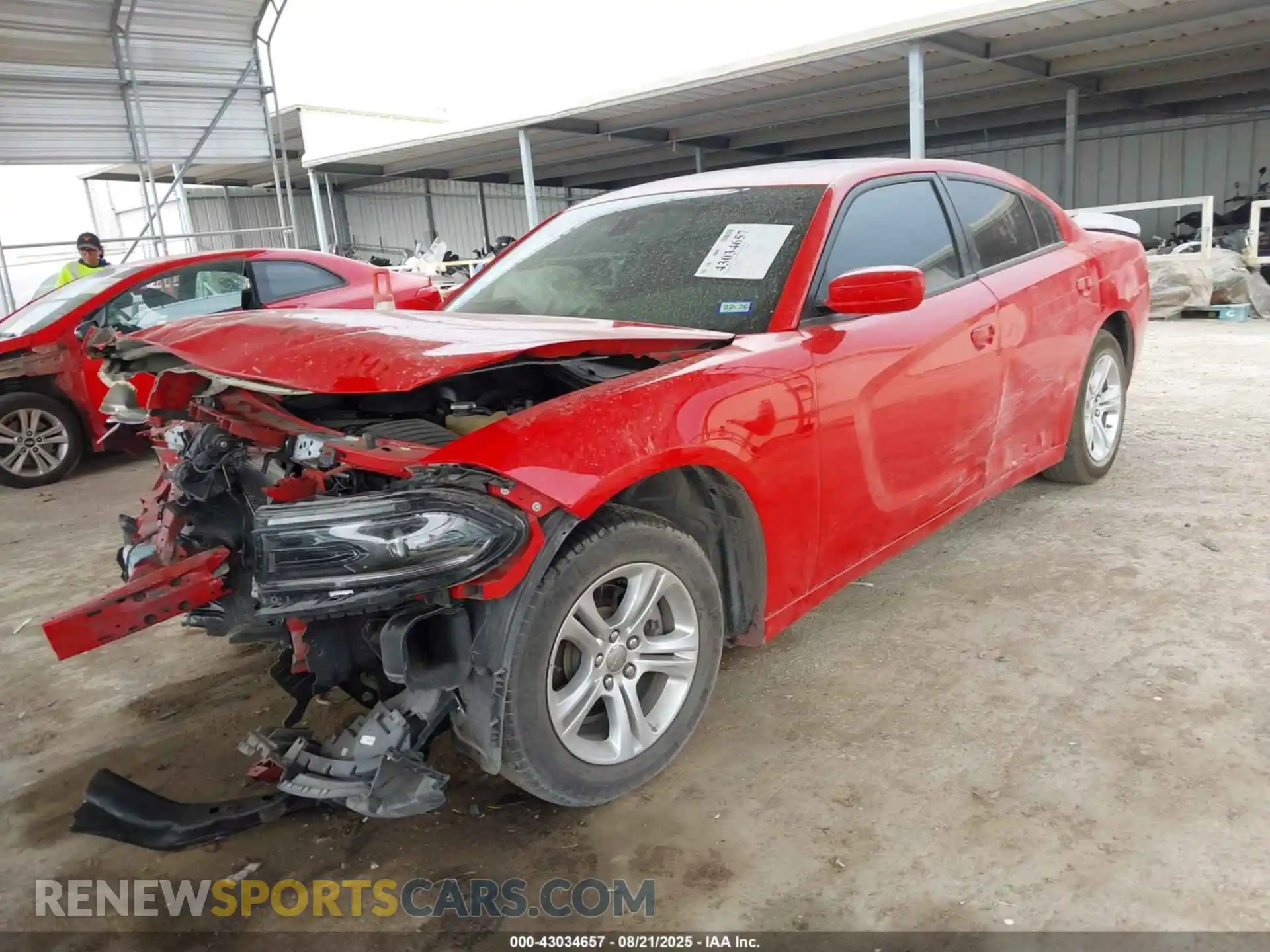 2 Photograph of a damaged car 2C3CDXBG6NH201915 DODGE CHARGER 2022