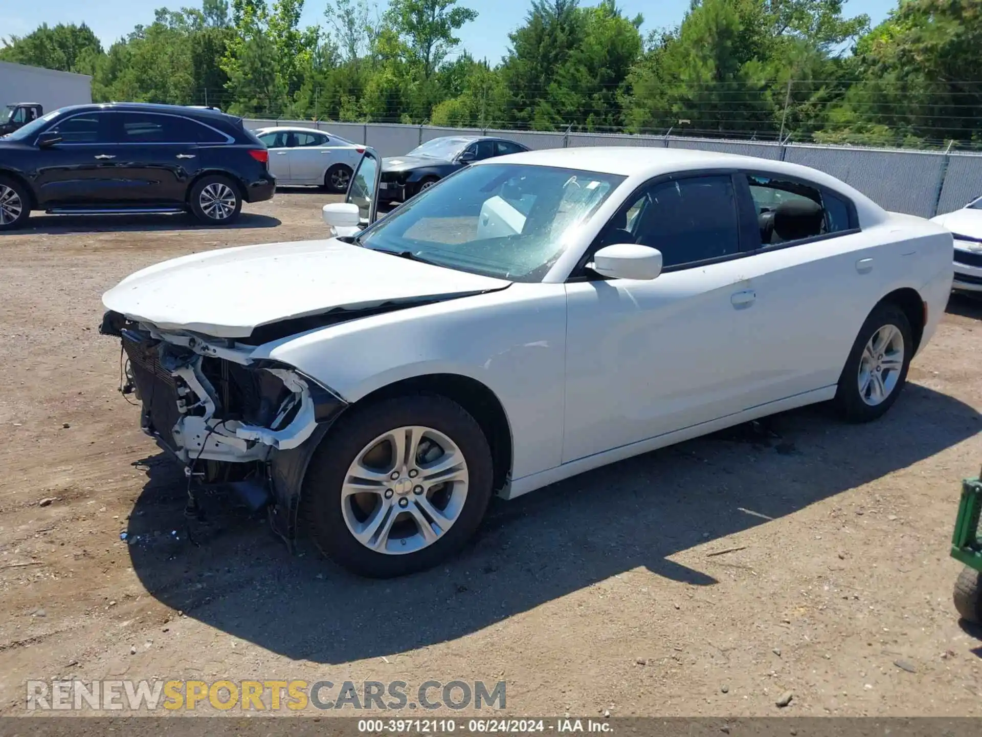 2 Photograph of a damaged car 2C3CDXBG6NH208055 DODGE CHARGER 2022