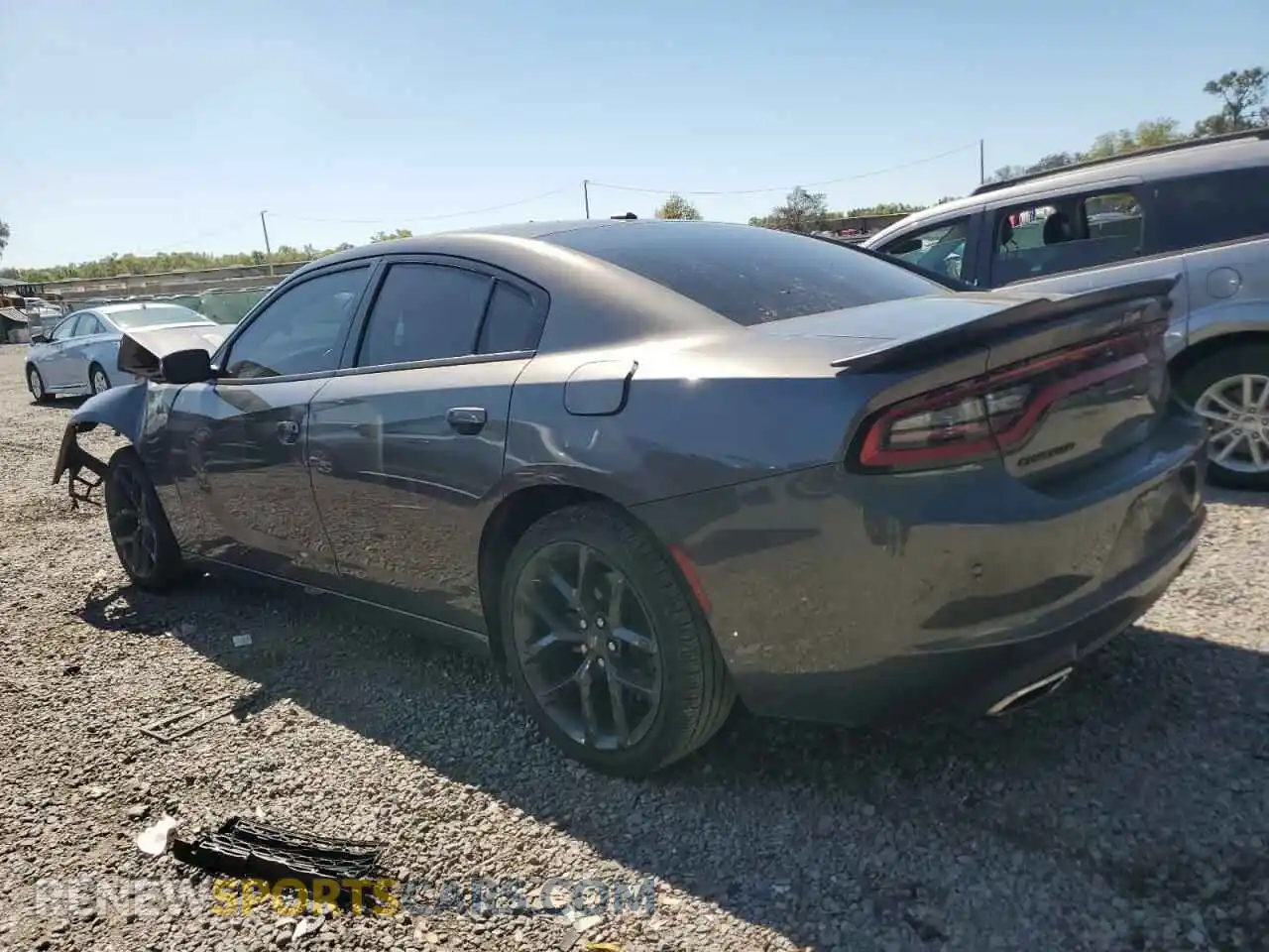 2 Photograph of a damaged car 2C3CDXBG7NH141420 DODGE CHARGER 2022