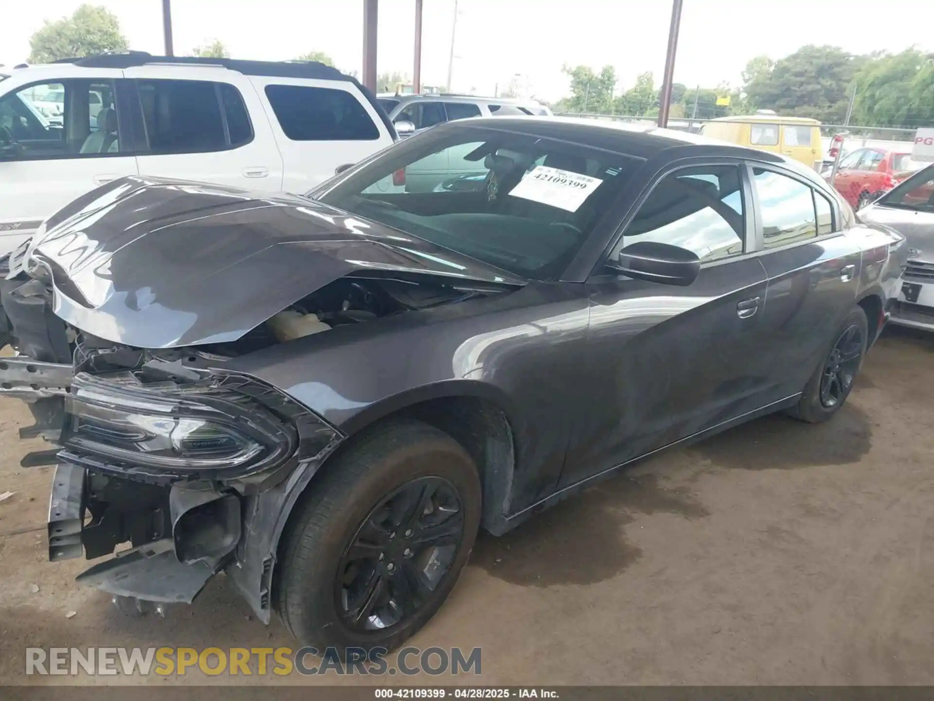 2 Photograph of a damaged car 2C3CDXBG7NH161392 DODGE CHARGER 2022