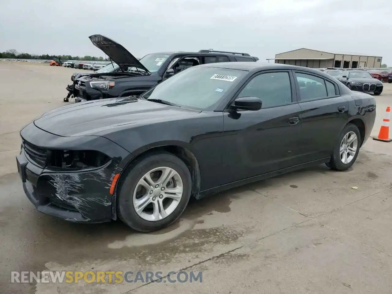 1 Photograph of a damaged car 2C3CDXBG7NH165748 DODGE CHARGER 2022