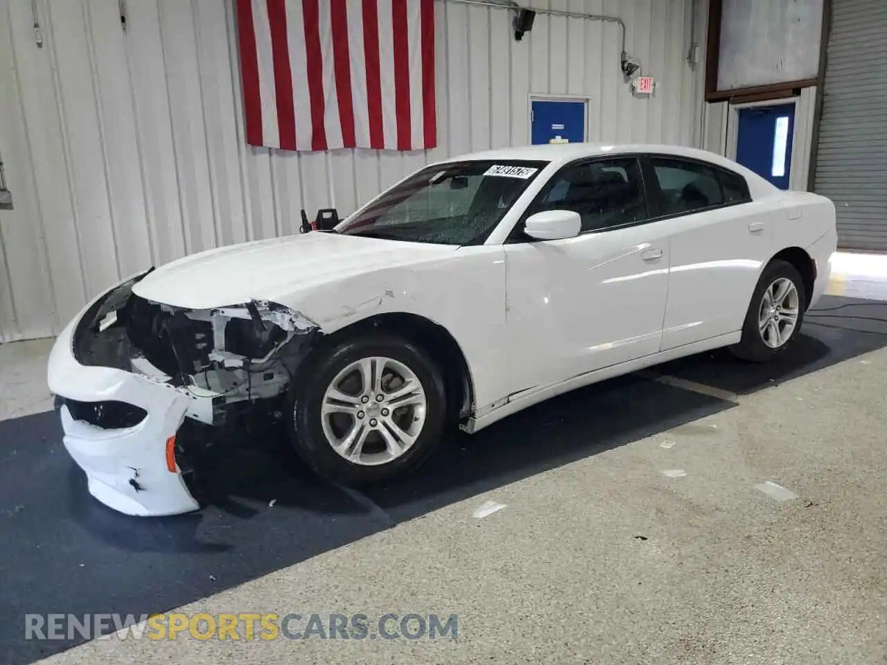 1 Photograph of a damaged car 2C3CDXBG7NH224023 DODGE CHARGER 2022