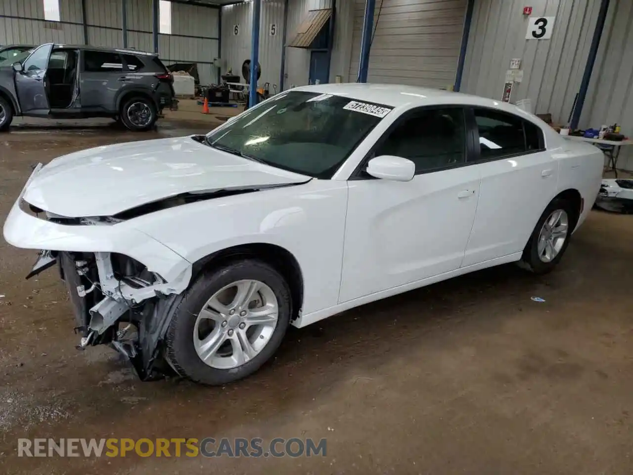 1 Photograph of a damaged car 2C3CDXBG7NH247754 DODGE CHARGER 2022