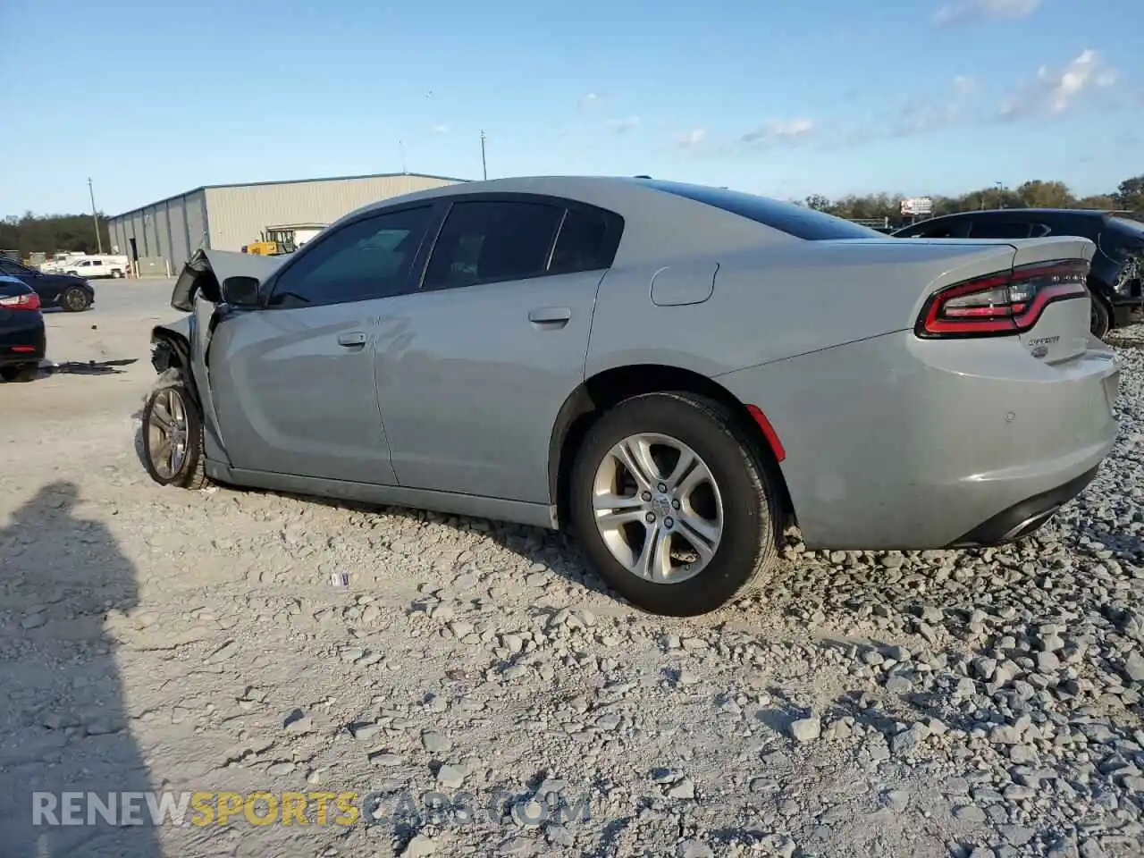 2 fotografías del automóvil dañado 2C3CDXBG8NH120012 DODGE CHARGER 2022