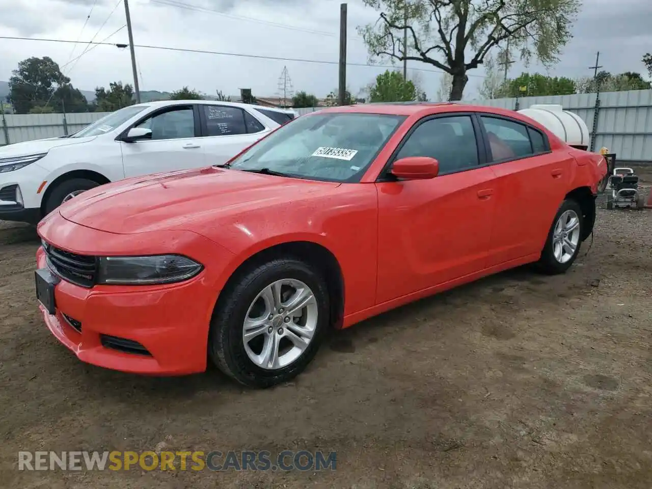 1 Photograph of a damaged car 2C3CDXBG8NH201723 DODGE CHARGER 2022