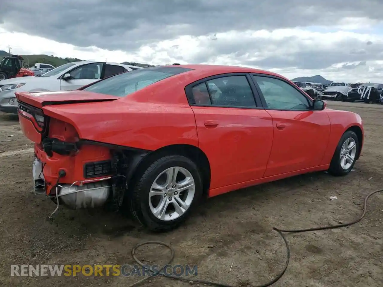 3 Photograph of a damaged car 2C3CDXBG8NH201723 DODGE CHARGER 2022