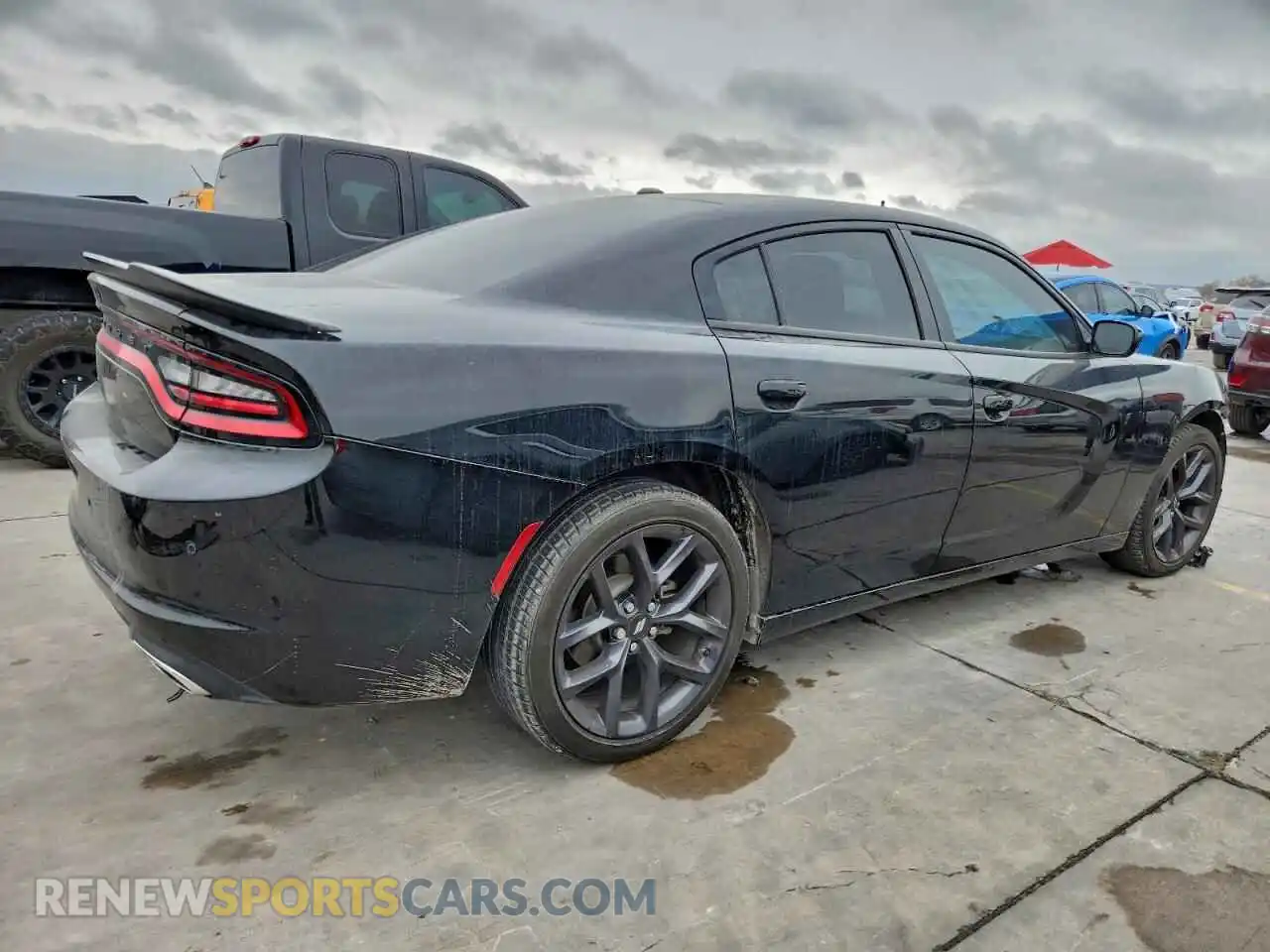 3 Photograph of a damaged car 2C3CDXBG8NH224791 DODGE CHARGER 2022