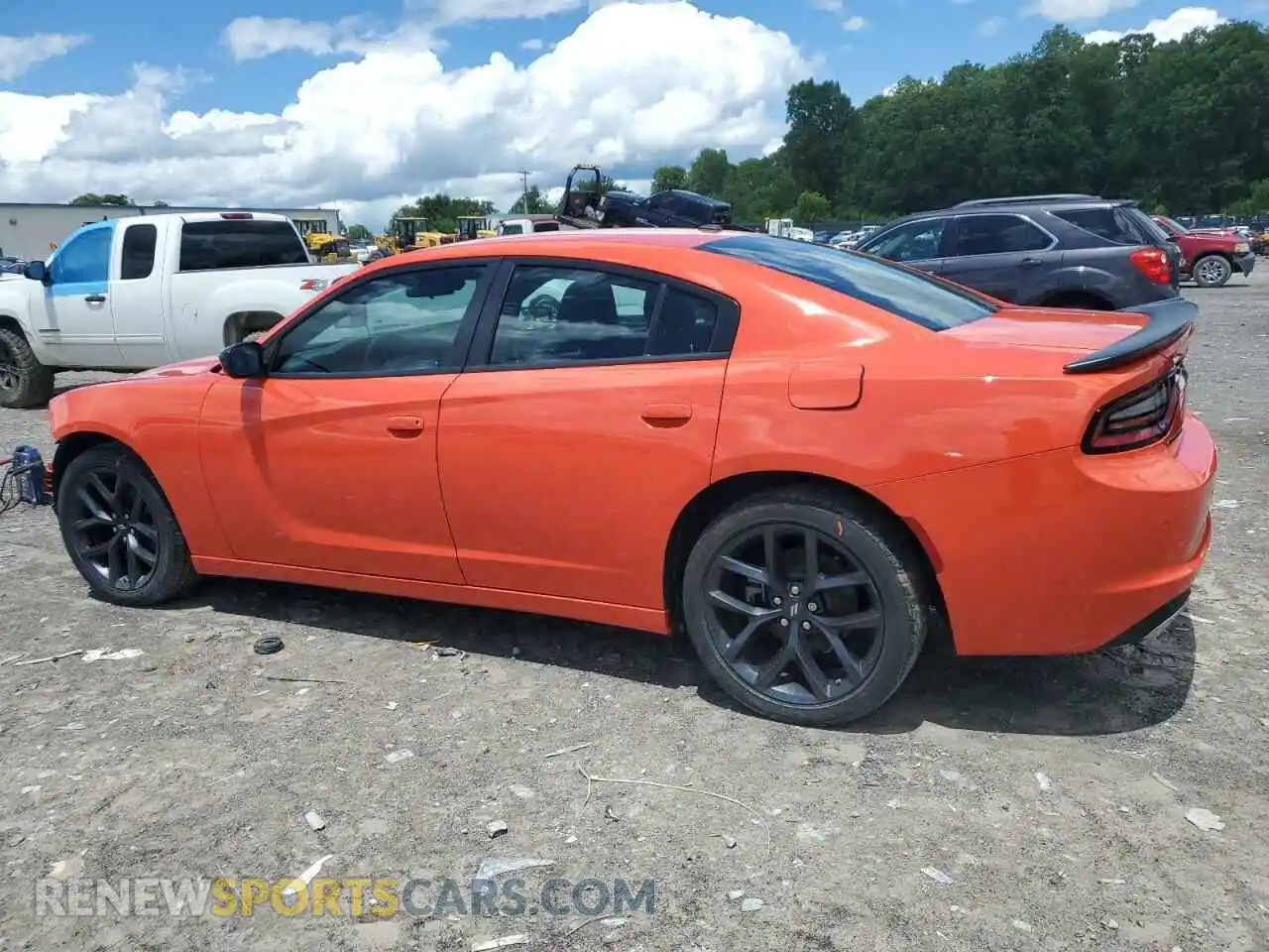 2 Photograph of a damaged car 2C3CDXBG9NH186116 DODGE CHARGER 2022