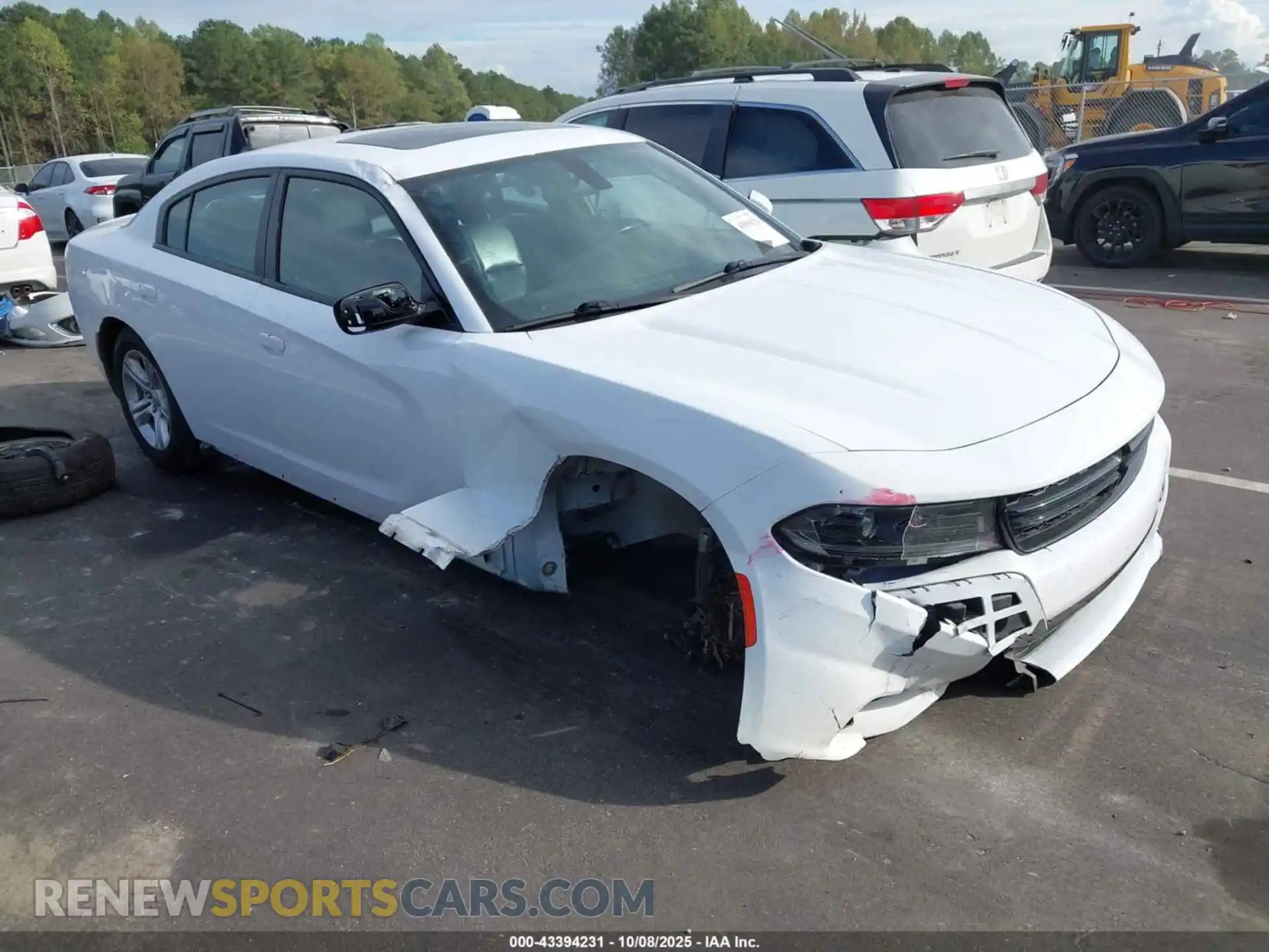 1 Photograph of a damaged car 2C3CDXBG9NH201505 DODGE CHARGER 2022