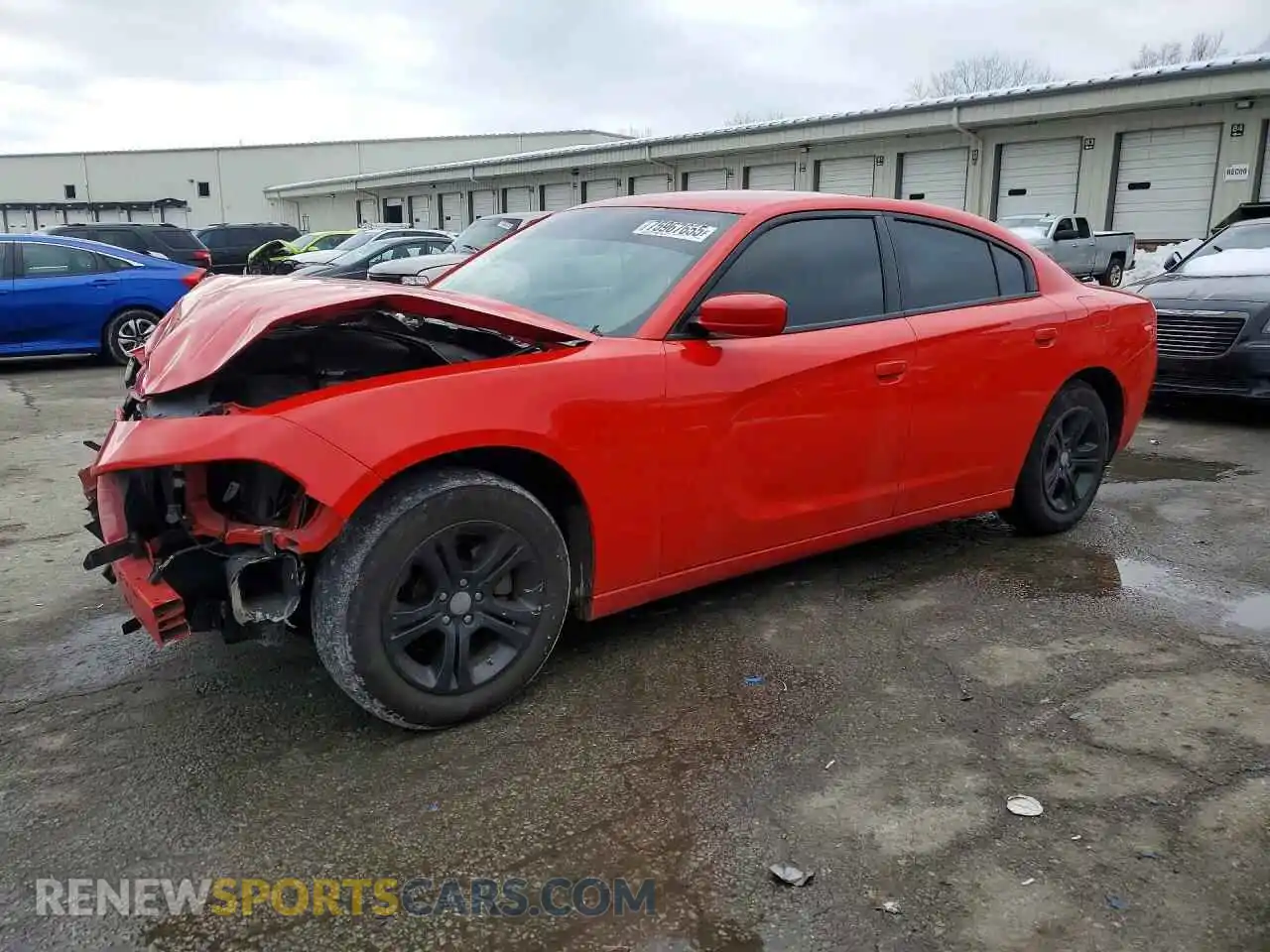 1 Photograph of a damaged car 2C3CDXBG9NH219602 DODGE CHARGER 2022