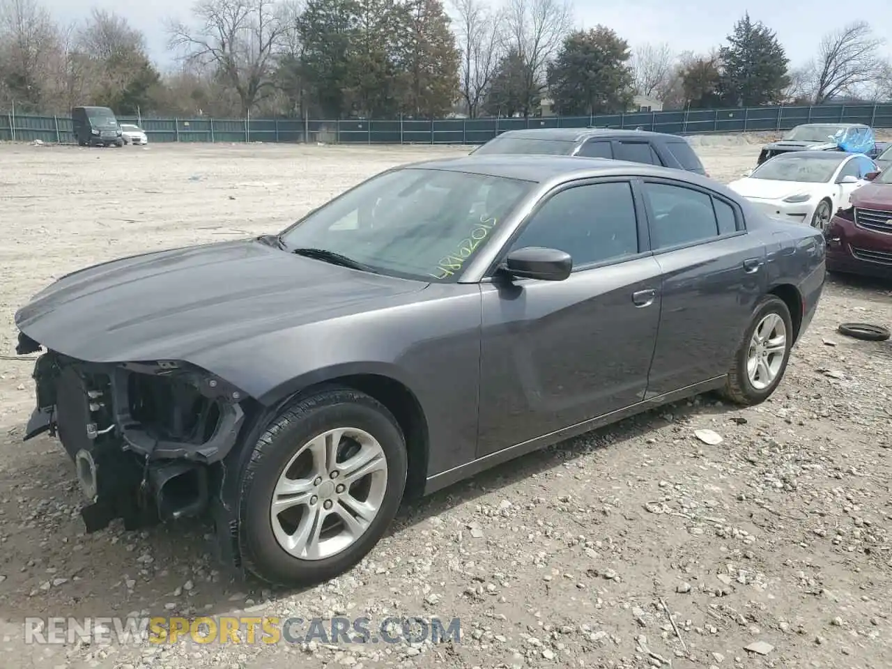 1 Photograph of a damaged car 2C3CDXBG9NH255807 DODGE CHARGER 2022