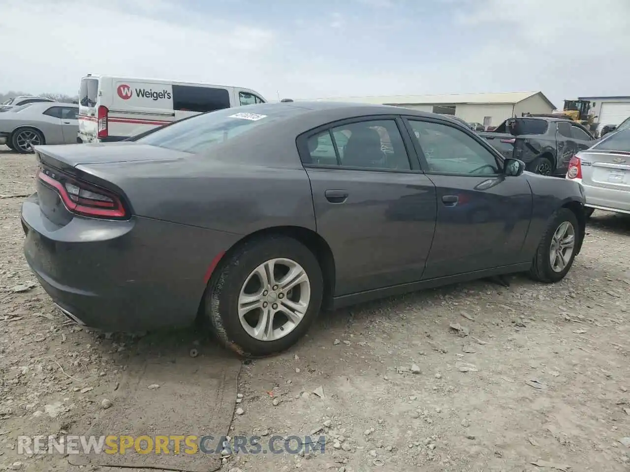 3 Photograph of a damaged car 2C3CDXBG9NH255807 DODGE CHARGER 2022