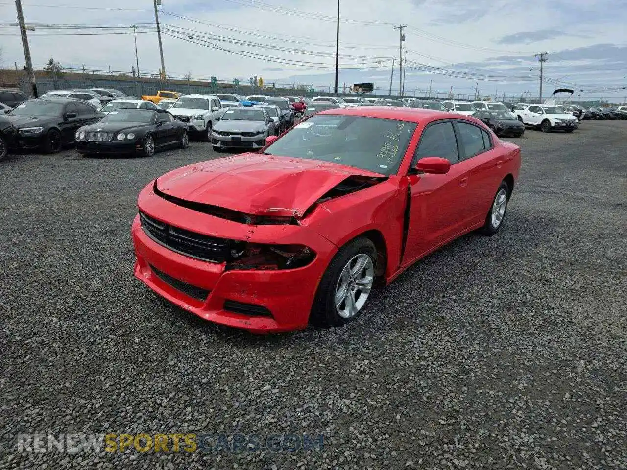 1 Photograph of a damaged car 2C3CDXBG9NH258951 DODGE CHARGER 2022