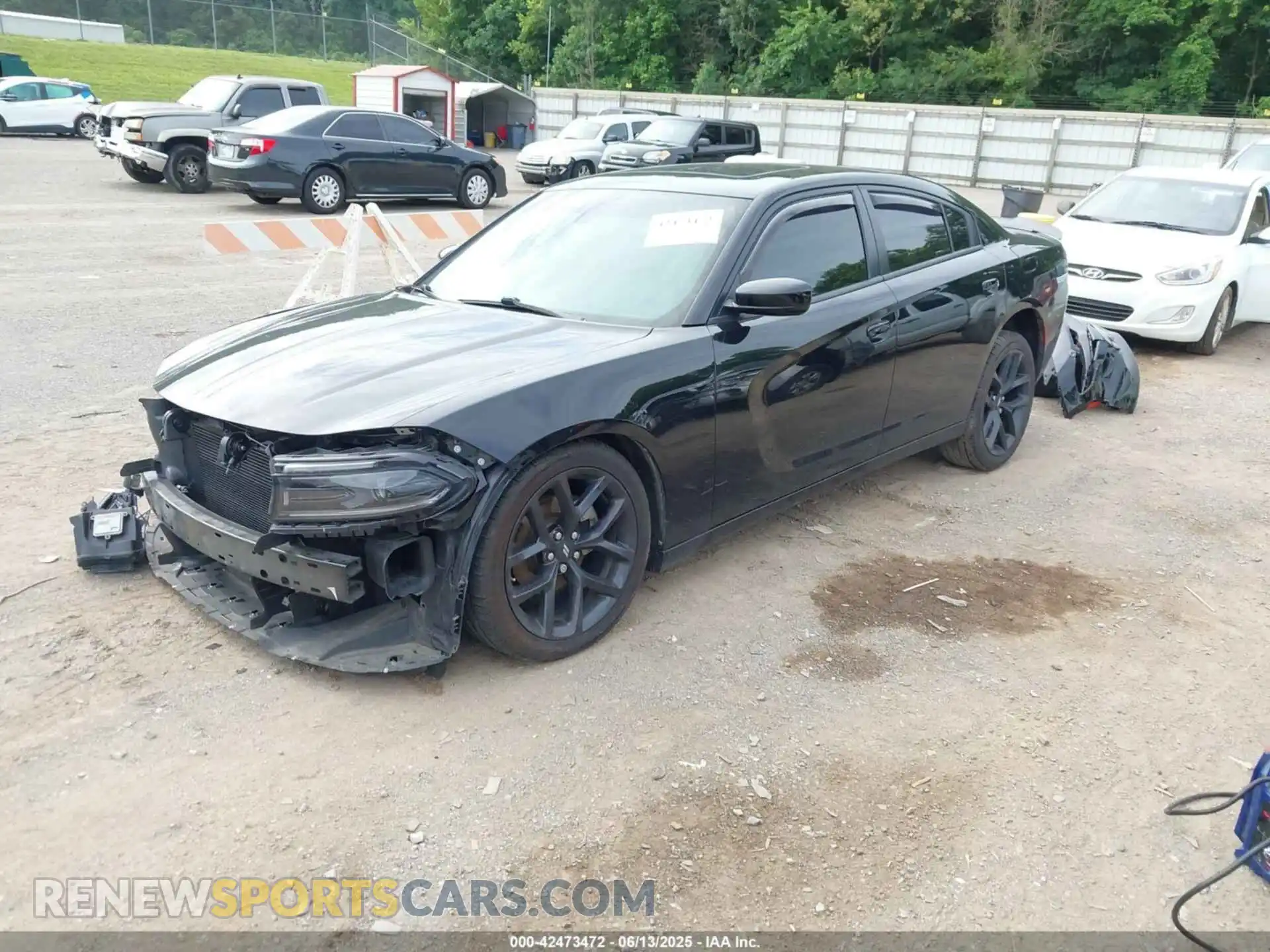 2 Photograph of a damaged car 2C3CDXBGXNH153531 DODGE CHARGER 2022