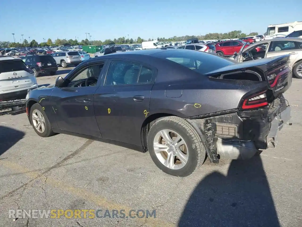 2 Photograph of a damaged car 2C3CDXBGXNH179269 DODGE CHARGER 2022