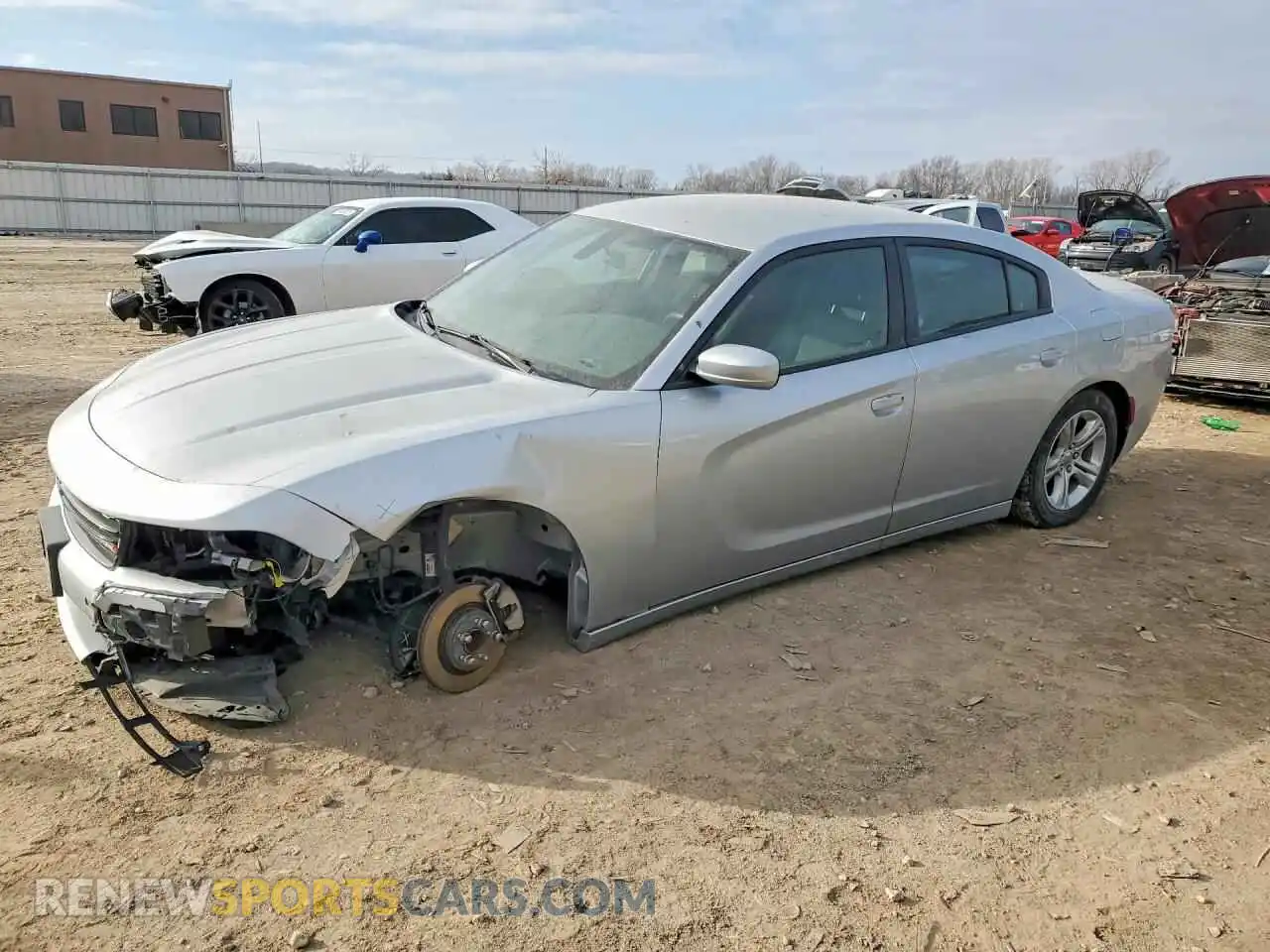 1 Photograph of a damaged car 2C3CDXBGXNH196931 DODGE CHARGER 2022