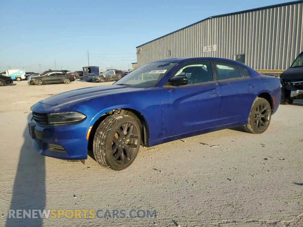 1 Photograph of a damaged car 2C3CDXBGXNH205983 DODGE CHARGER 2022