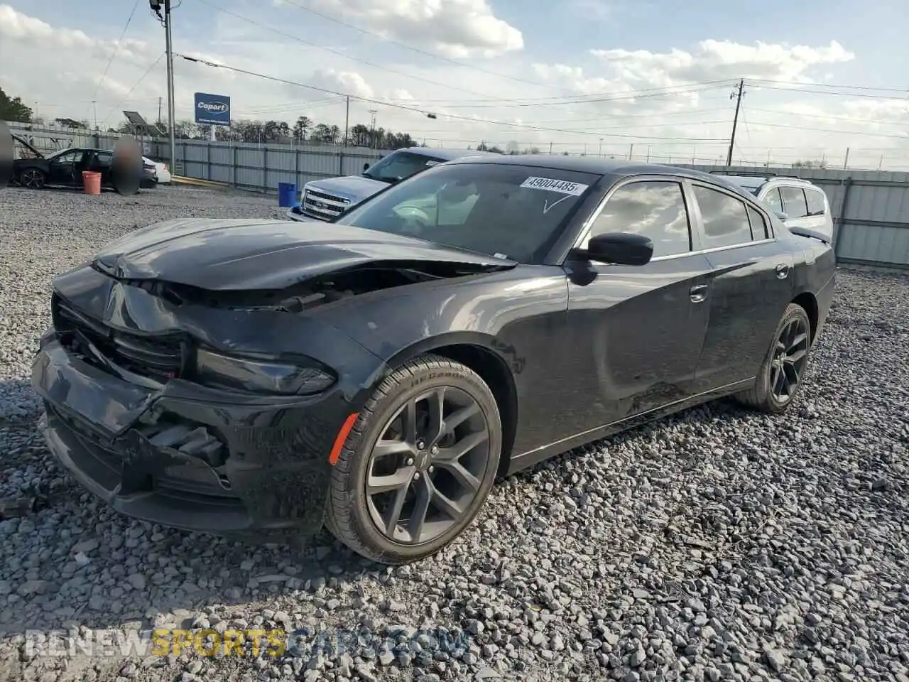 1 Photograph of a damaged car 2C3CDXBGXNH208706 DODGE CHARGER 2022